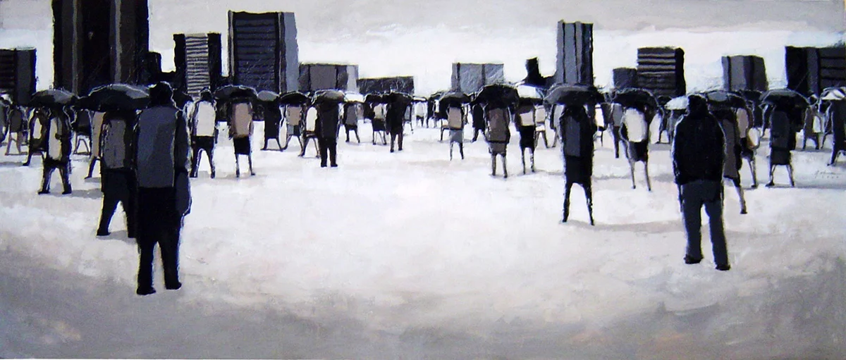 Distribuciones I. 50 x 70 cm