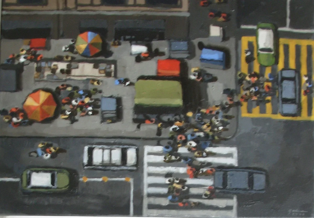At Night Time I. 110 x 140 cm