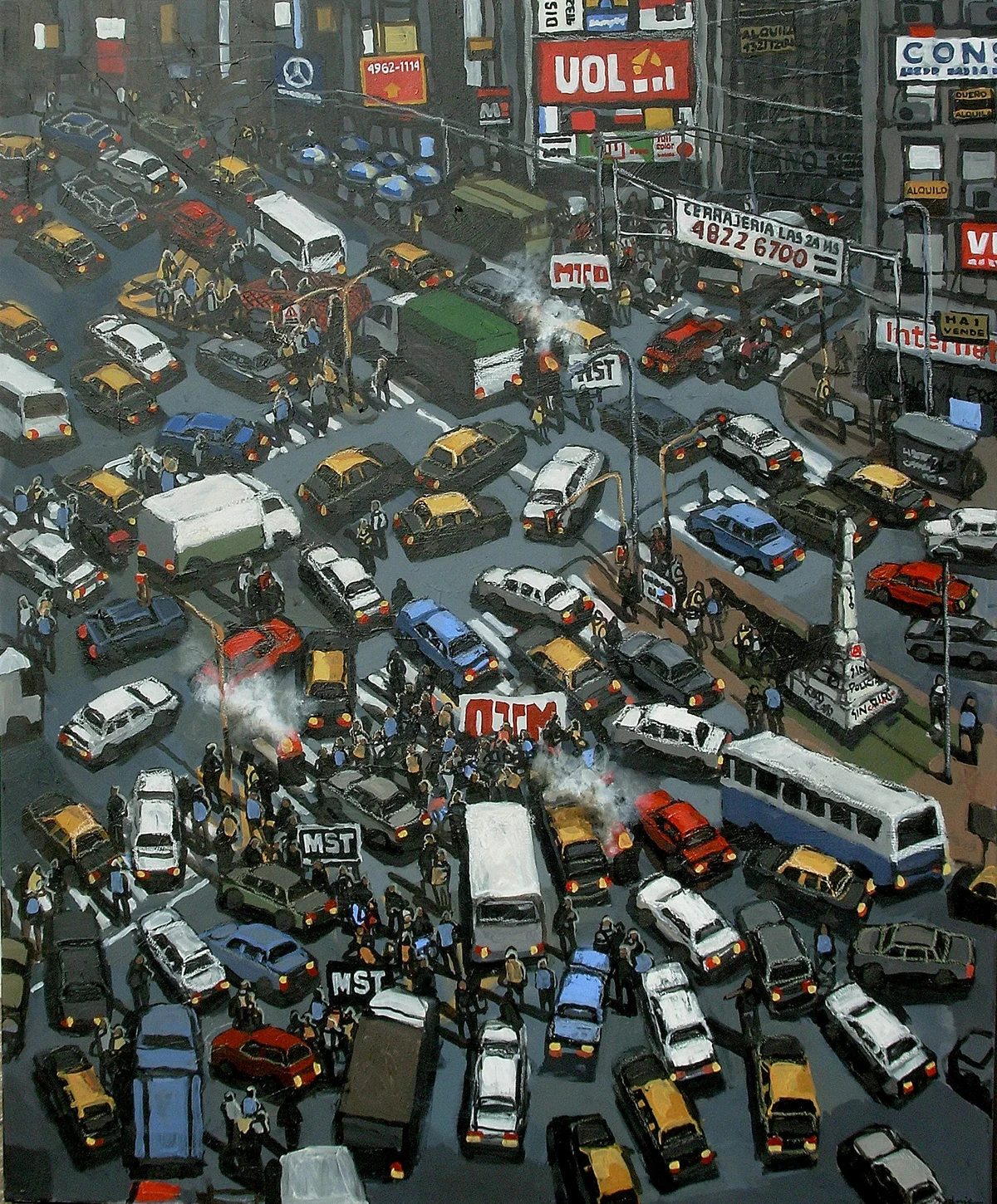 At Night Time I. 110 x 140 cm