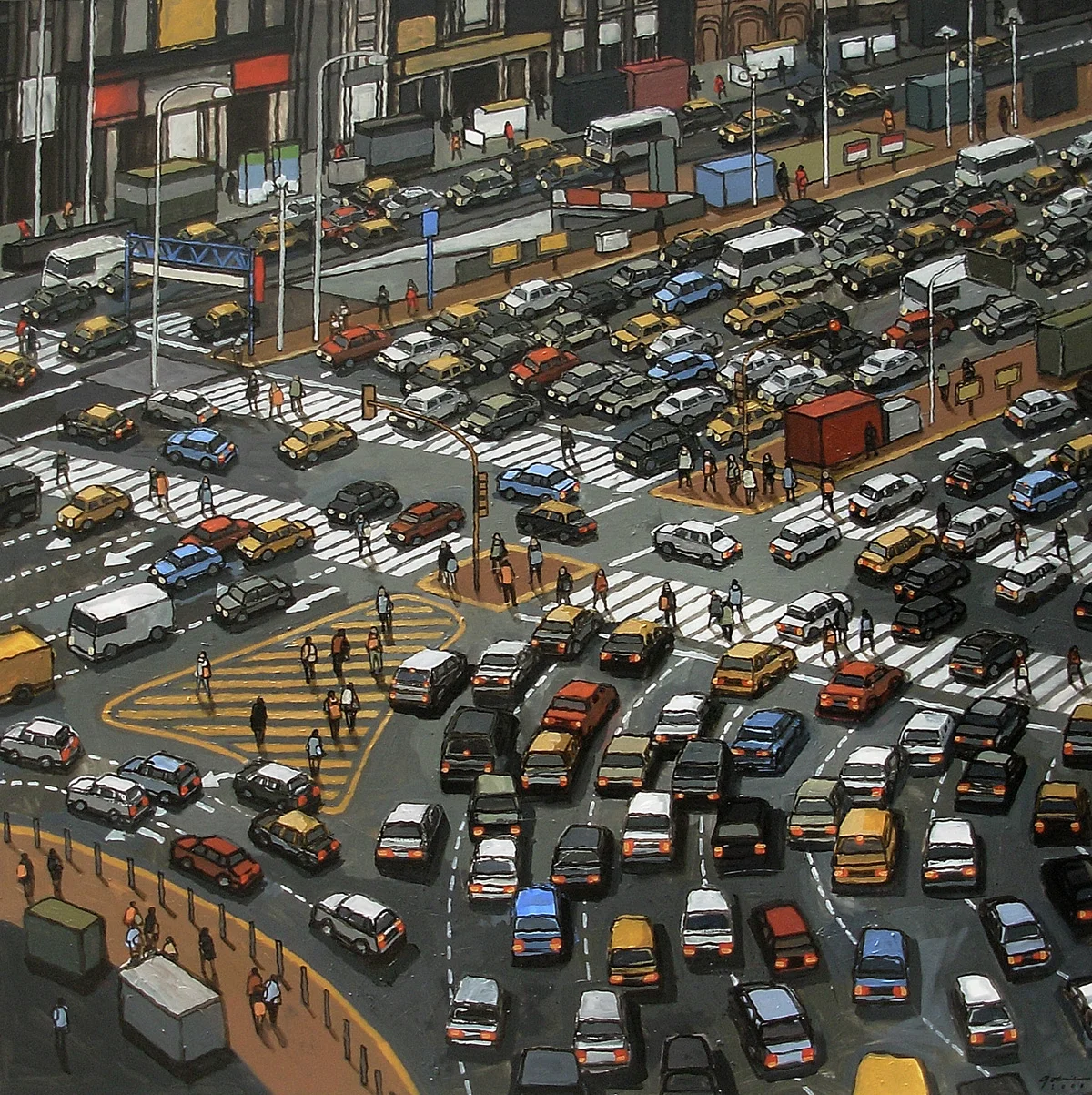At Night Time I. 110 x 140 cm